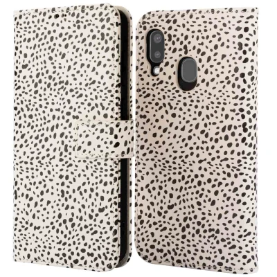 Afbeelding van imoshion Hoesje Geschikt voor Samsung Galaxy A20e Design Bookcase smartphone Desert Dots
