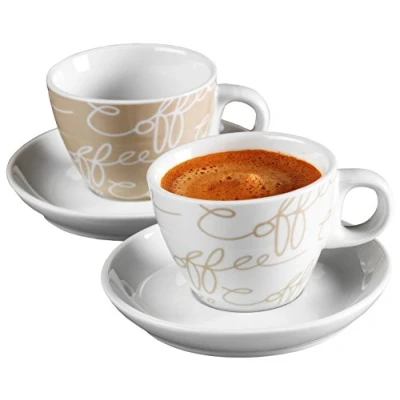 Afbeelding van Ritzenhoff &amp; Breker Espresso set Cornello, crème, 80 ml, 2 stuks (1 stuk)