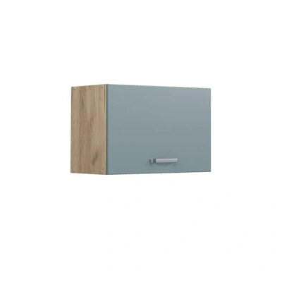 Afbeelding van Vicco Hangkast R Line, Blauw grijs/Krachtige eik goud, 60 cm Plat