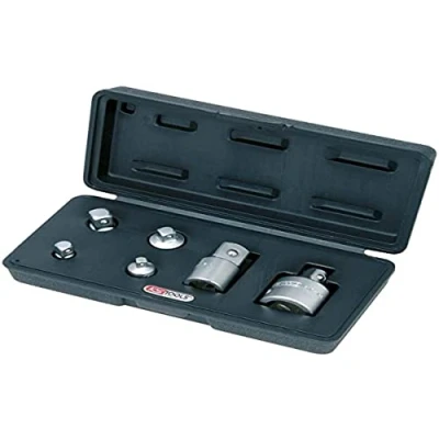 Afbeelding van KS Tools 922.1106 Ultimate verhogings en verloopset Satijn chroom afwerking