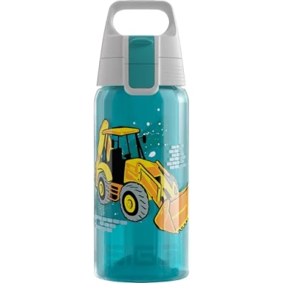 Afbeelding van SIGG Viva One Builder Waterfles voor kinderen Geschikt koolzuurhoudende dranken Lekvrij Vaatwasmachinebestendig BPA vrij Sport Blauw 0,5L