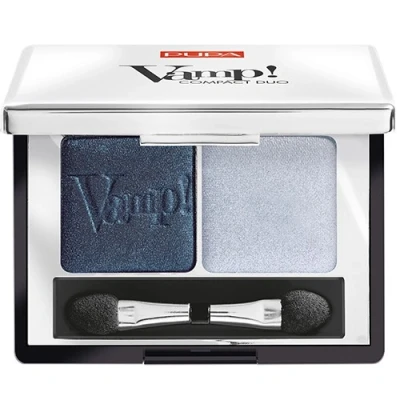 Afbeelding van Pupa Vamp! Compact Duo Eyeshadow 012 Magnetic Blue 5% korting code PUPA5