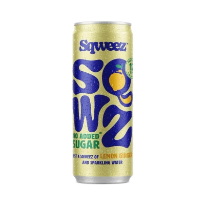 Afbeelding van Sqweez Lemon Ginger 12 x 250 ml