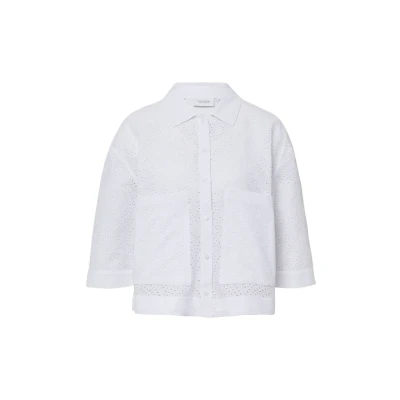 Afbeelding van comma casual identity Overhemdblouse, Dames, Maat: 36, Weiß