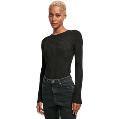 Afbeelding van Urban Classics Longsleeve Longsleeve, Dames, Maat: Large, Black