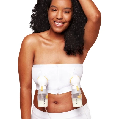 Afbeelding van Medela hands free™ kolfbustier wit maat M