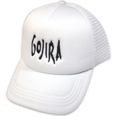 Afbeelding van Gojira Logo Trucker pet Wit