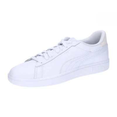 Afbeelding van PUMA Unisex Kid&#039;s Smash 3.0 L voetbalschoenen, 7.5 UK, White Rosebay Zilver, 44.5 EU