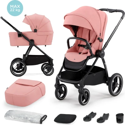 Afbeelding van Kinderkraft Kinderwagen Nea 2 in 1 Ash Pink