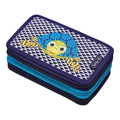 Afbeelding van Herlitz, Potloodetuis, TriCase 31 st Leuke Dieren Schildpad
