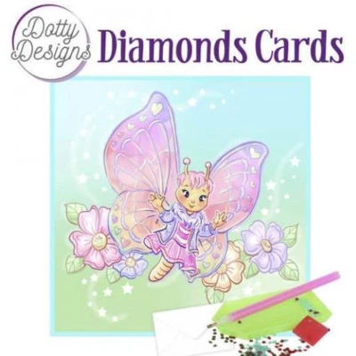 Afbeelding van Butterfly Diamond Cards by Dotty Designs