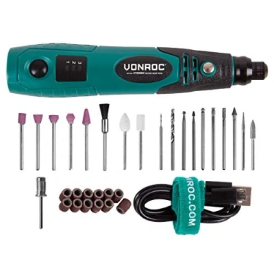 Afbeelding van VONROC Roterende multitool 4V Incl. 31 delige accessoire set, oplader en opbergtas