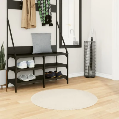 Afbeelding van Vloerkleed OVIEDO laagpolig Ø 80 cm beige