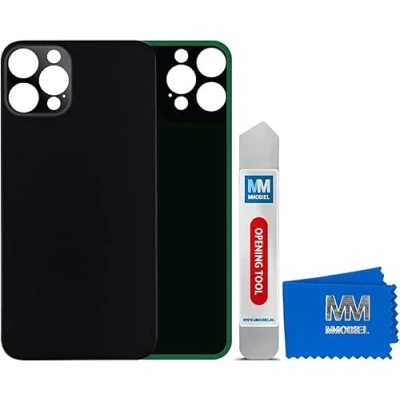Afbeelding van MMOBIEL Back Cover Incl. Tape voor iPhone 12 Pro 6.1 inch Zwart Opening Tool