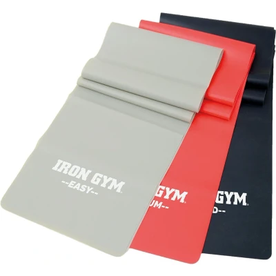 Afbeelding van Iron Gym Weerstandsbanden Set van 3 Powerband Fitnesselastiek Colour /