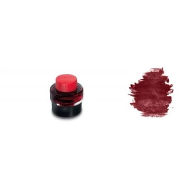 Afbeelding van LAMY T 51 inkt 828 Inktpot in de kleur rood met restopvangbak 30 ml inhoud