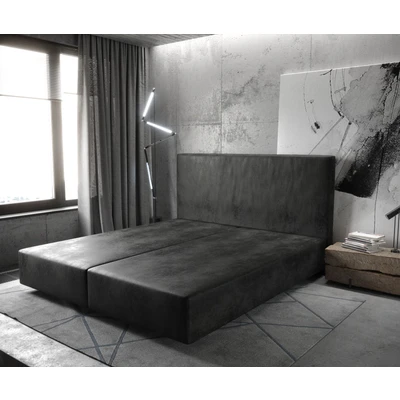 Afbeelding van Boxspring frame Dream Well Antraciet Vintage 180x200 cm Mikrofaser Beddengoed