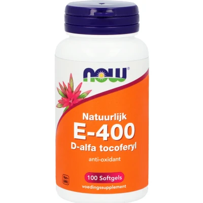 Afbeelding van NOW E 400 D Alpha Tocopherol Capsules