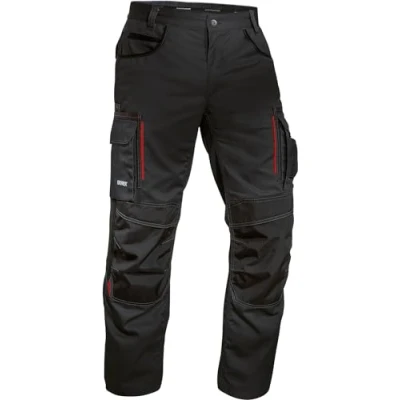 Afbeelding van Uvex Tune Up Werkbroek voor heren Cargo Broek op het werk 35% Katoen Zwart/Rood 56