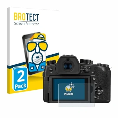 Afbeelding van BROTECT (2 Stuks) Antireflecterende Beschermfolie voor Panasonic DC FZ1000 II/DC TZ200 Anti Glare Screen Protector, Mat, Ontspiegelend