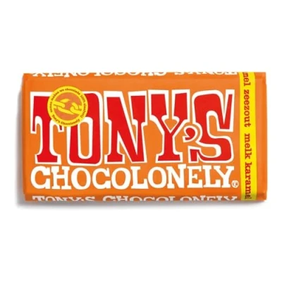 Afbeelding van Tony&#039;s Melk Karamel Zeezout 15x