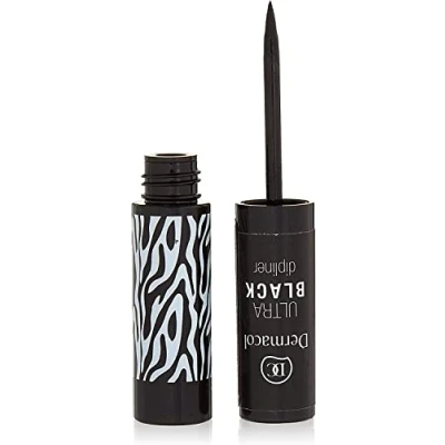 Afbeelding van Dermacol Ultra Black Dipliner Liquid Eyeliner 2.8 ml