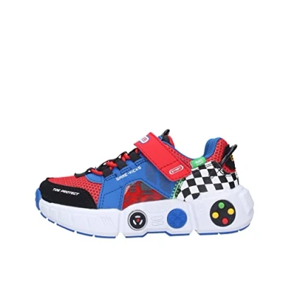 Afbeelding van Skechers Gametronix Sneakers laag blue/red/multicoloured voor kinderen, Maat: 30, Blue/red/multi coloured Textiel/ synthetisch