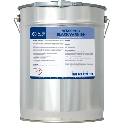 Afbeelding van Wixx PRO Black Varnish 5L Zwart