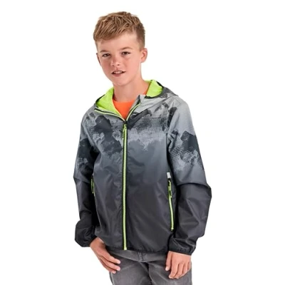Afbeelding van killtec Boy&#039;s Functioneel jack met capuchon, opvouwbaar Lyse BYS JCKT B, black, 176, 36250 000