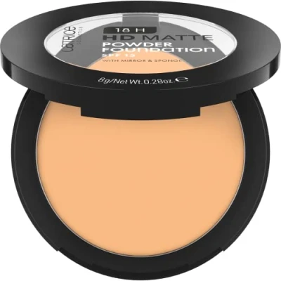 Afbeelding van Catrice 18H HD Matte Powder Foundation, langhoudend, matterend, dekkend, mat (8g)
