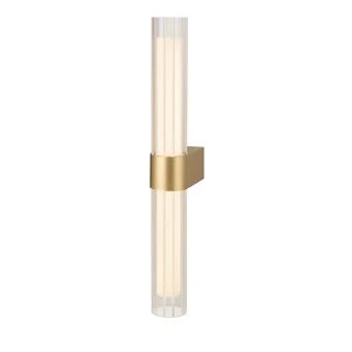 Afbeelding van Slv lygant double wandopbouwarmatuur 3000k 11w messing 1007616