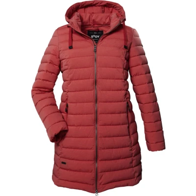 Afbeelding van STOY dames parka jas stepp 39790 roze/rood maat 46