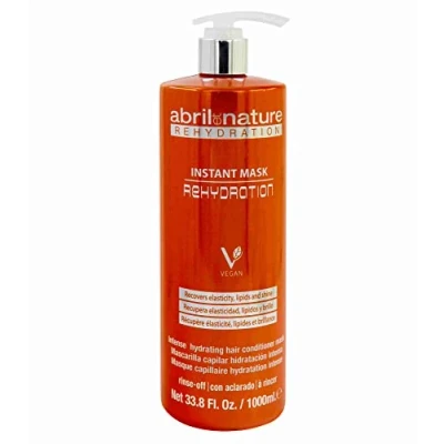 Afbeelding van abril et nature Rehydration Haarmasker Maximale Hydratatie voor Droog Haar Herstelt Flexibiliteit en Gezonde Uitstraling Professionele Kappersbehandeling 1000 ml