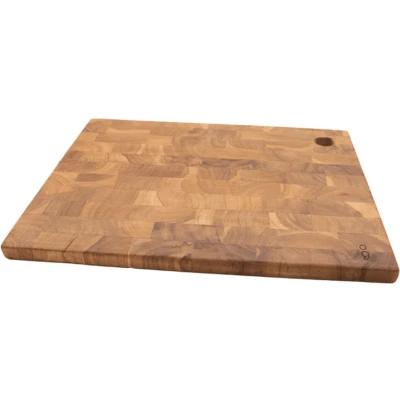 Afbeelding van Snijplank uit gerecycled teakhout 40x30x2cm