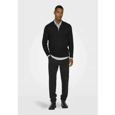 Afbeelding van Only &amp; Sons Trui, Heren, Maat: Large, Silver lining