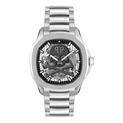 Afbeelding van Philipp Plein $keleton $pectre PWRAA0223 Horloge Staal Zilverkleurig Ø 42 mm