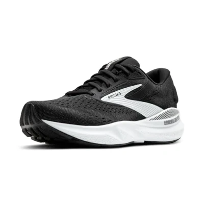 Afbeelding van Brooks Adrenaline GTS 24 Ondersteunende hardloopschoen voor heren, Zwart/Wit, 41.5 EU