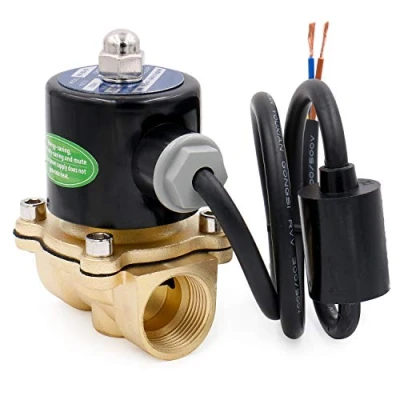 Afbeelding van Heschen messing elektrisch magneetventiel, 2W 200 20J, 3/4 inch, AC 220V, direct action water lucht, normaal gesproken gesloten, reserveventiel
