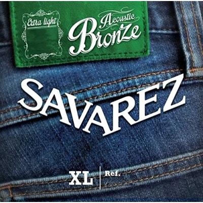 Afbeelding van Savarez Snaren 668588 voor akoestische gitaar brons set A230XL 12 string extra light .010