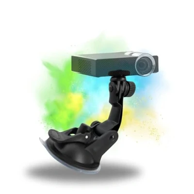 Afbeelding van TronicXL Zuignaphouder voor uw mini projector met 1/4&quot; inch schroef Statief geschikt Anker, Wimius, XGIMI, Mars, Vankyo, Lesure, Victising, Andoid Attachment, en meer Mount bevestiging Autovoorruit, tafel