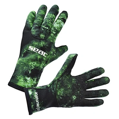 Afbeelding van Seac Anatomic Camo Handschoenen, 3,5mm Neopreen Duikhandschoen voor Apneu Onderwatervissen in Camouflagekleur