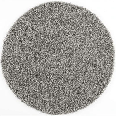Afbeelding van Shaggy Vloerkleed Lichtgrijs Hoogpolig 150 cm rond
