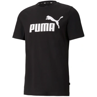 Afbeelding van Puma Herren T shirt ESS Logo Tee, Black, 4XL, 586666