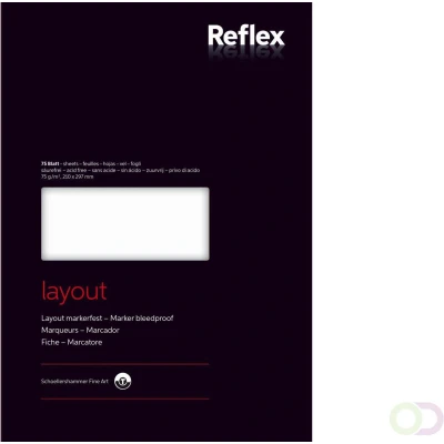 Afbeelding van 10x Marker Layoutpapier A4 75g/m2 75 vel VF5004273