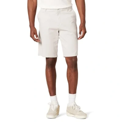 Afbeelding van Amazon Essentials Heren Slim Fit 11&quot; Flat Front Comfort Stretch Chino Short, Stone, 30W