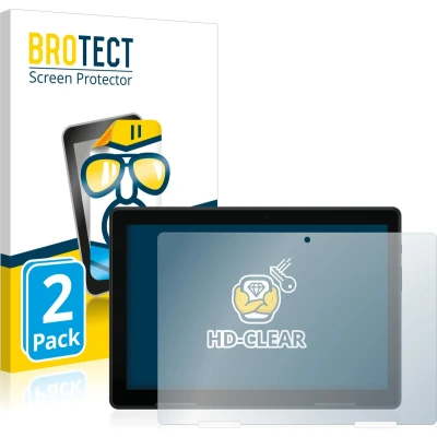 Afbeelding van BROTECT Schermbeschermer helder (2 Stuk, Lifetab E10814), Tablet beschermfolie