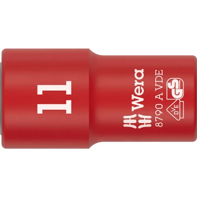 Afbeelding van Wera 05005930001 8790 B VDE Zyklop Dop Geïsoleerd 1/4&quot; 11 Mm