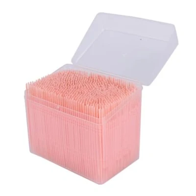 Afbeelding van Wegwerp Plastic Tandenstoker Tandheelkundige Picks Draagbare Praktische met Duidelijk Geval 110