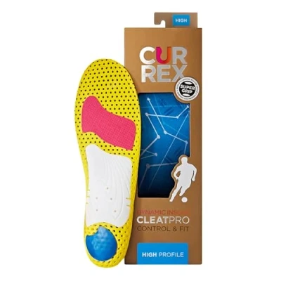 Afbeelding van CURREX CleatPro inlegzool voor voetbal en noppenschoenen Meer controle &amp; stabiliteit Krachtige aantreding Perfecte pasvorm Letselpreventie Geschikt alle soorten voeten