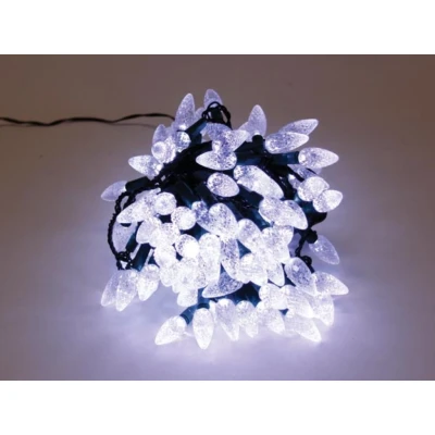 Afbeelding van Strawberry Light LED 12m 120 Witte Lampen Groene Draad 24 V